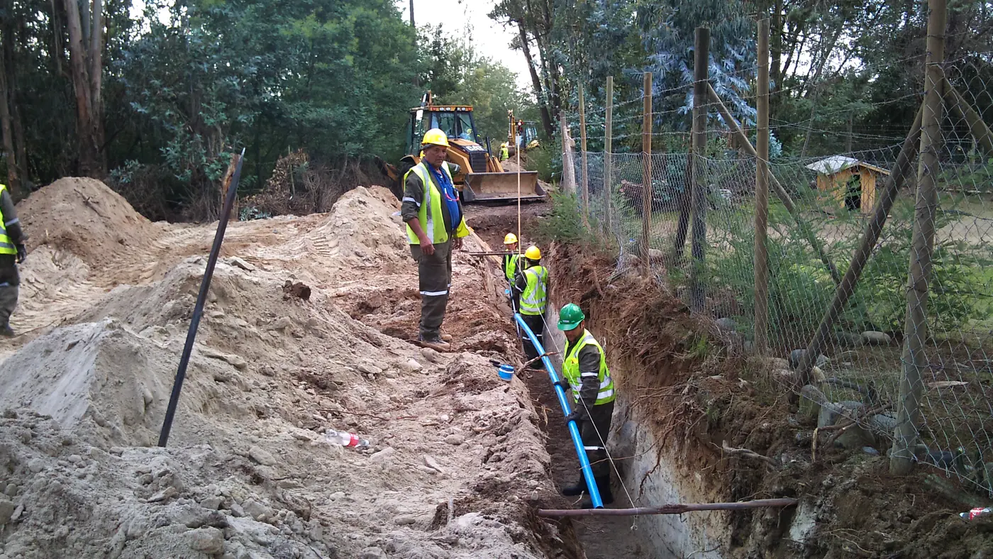 Obra hidráulica y redes en Itahue